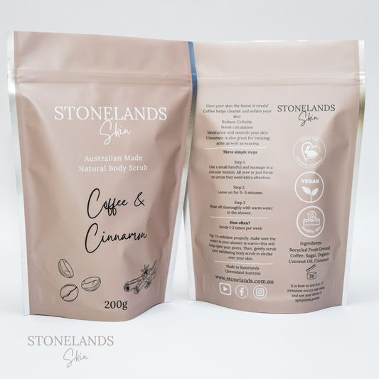 Stonelands Skin Coffee & Cinnamon Body Scrub