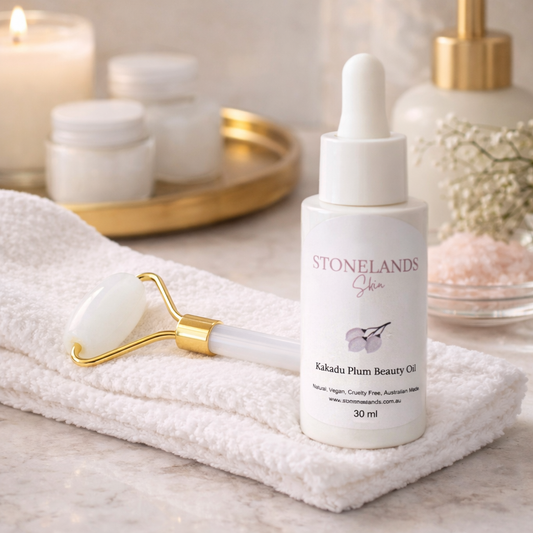 Jade Roller & Quartz Face Massager