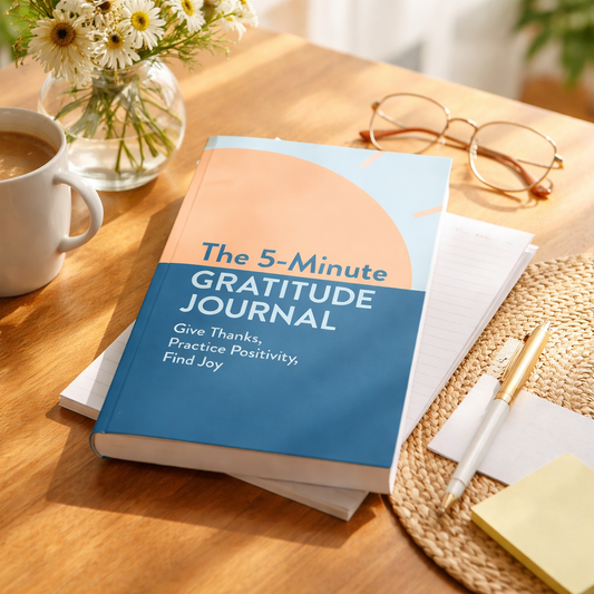 The 5-Minute Gratitude Journal – A Simple Daily Ritual for More Joy