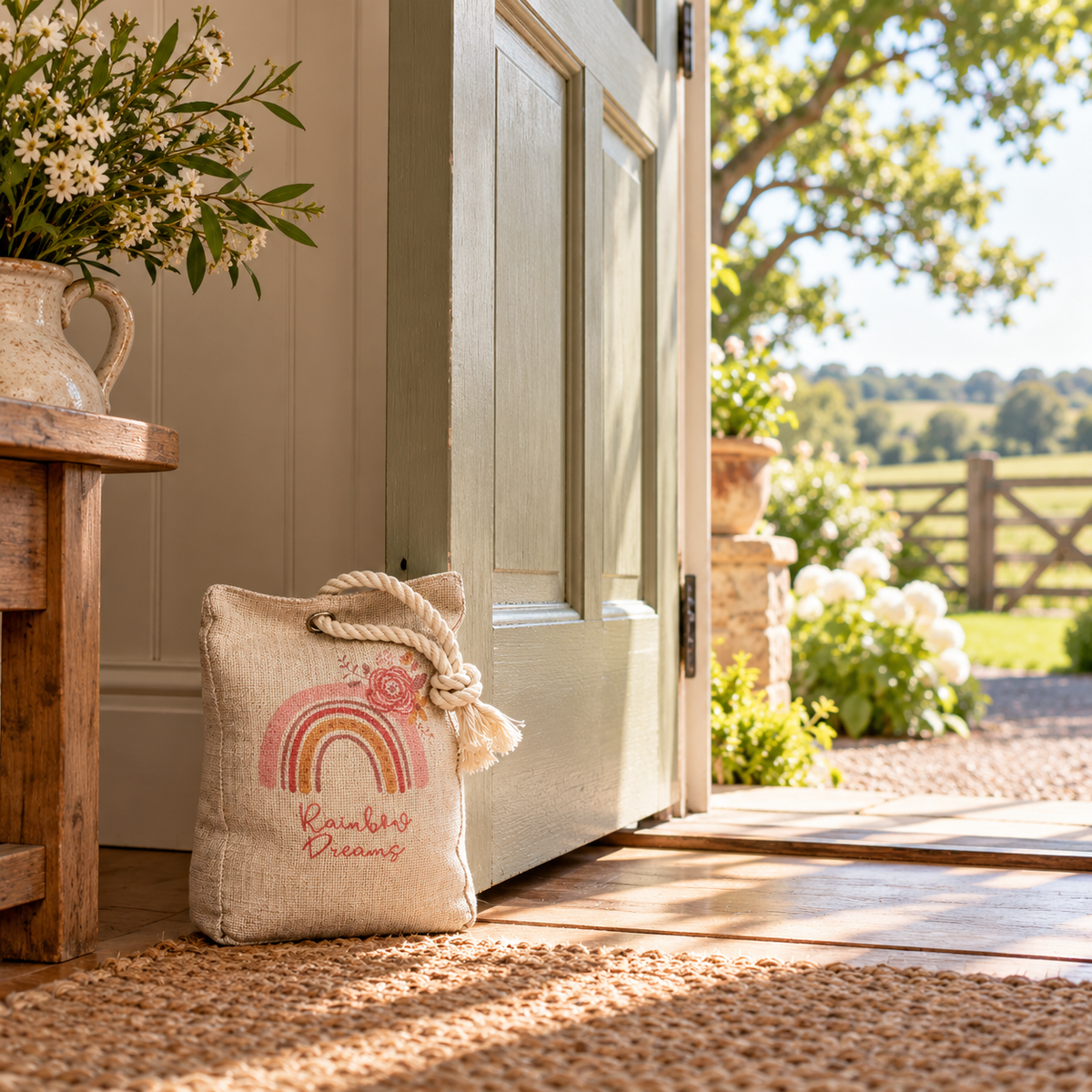 Rainbow Dreams Country Doorstop | Pre-Order