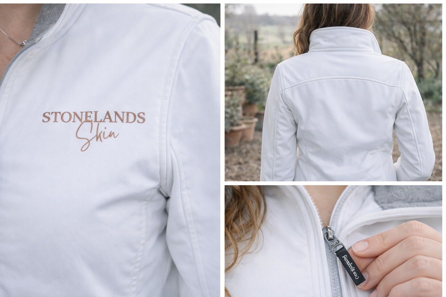 Women’s Softshell Jacket – White