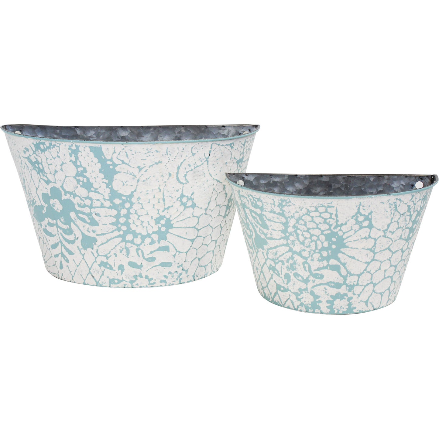 Peony Floral Wall Planter Set