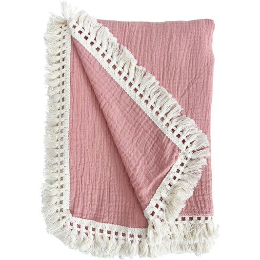Petal Bloom Cotton Throw | Pre-Order.