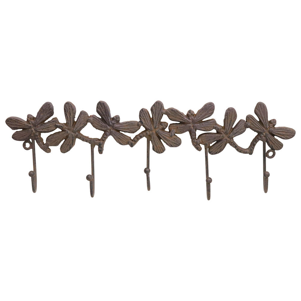 Rustic Dragonfly Metal Wall Hooks | Pre-Order