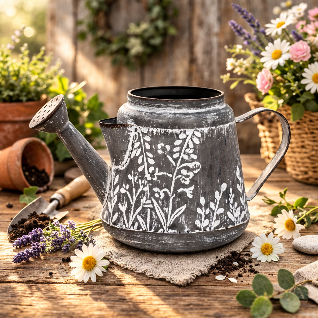 Daisy Watering Can