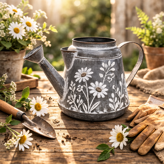Daisy Watering Can