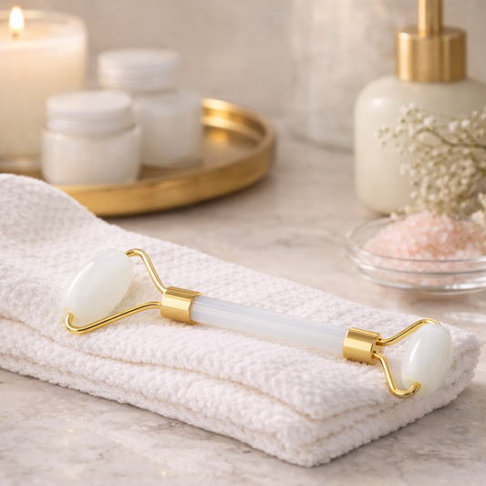 Jade Roller & Quartz Face Massager