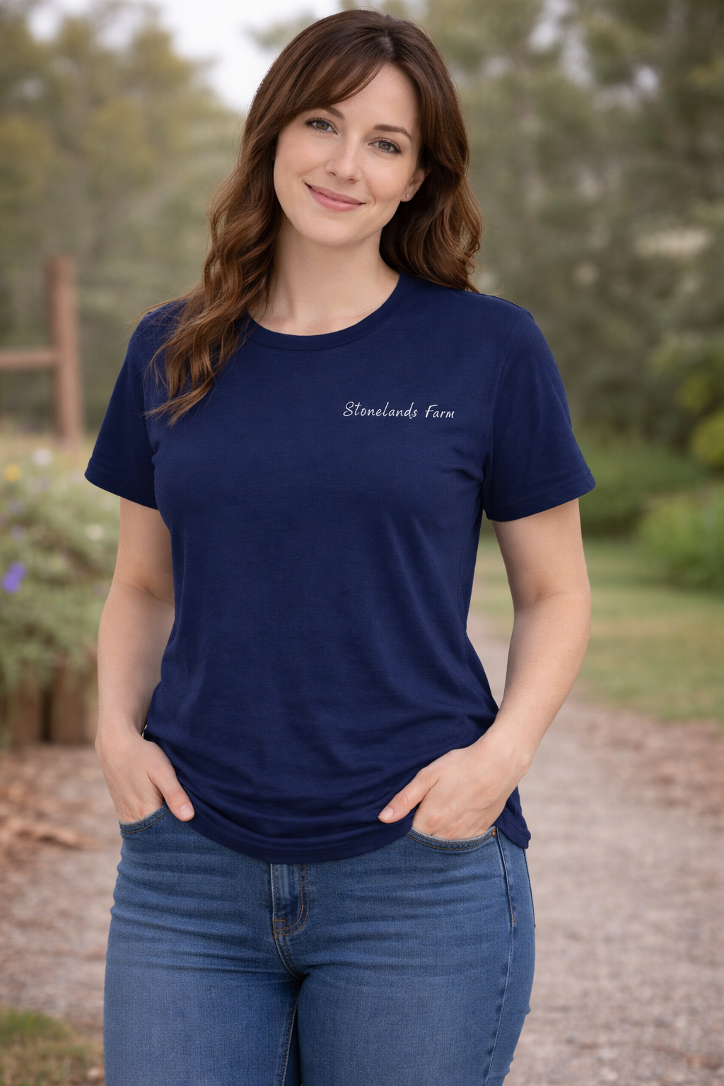 Women’s Navy Stonelands Tee