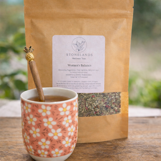 Jappa Tea Cup – Daisy Peach Ceramic Cup