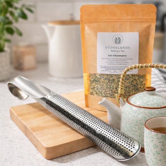 Stainless Steel Tea Strainer | Long-Handle Tea Infuser Stick