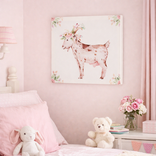 Canvas Wall Art – Cute Goat
