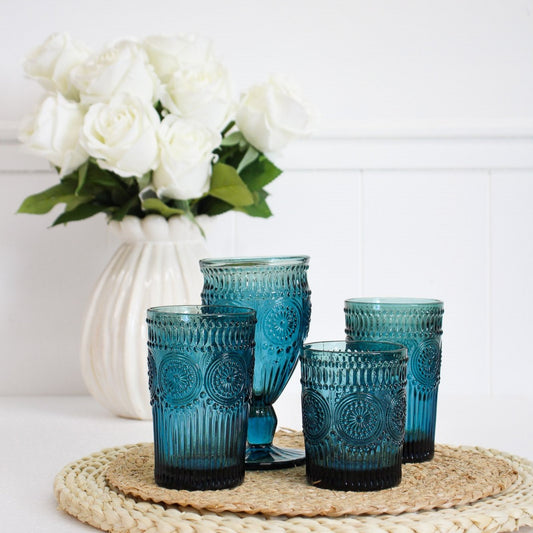 Sapphire Glass Tumblers